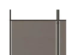 Mampara divisoria de 4 paneles Antracita 698x180 cm Tejido