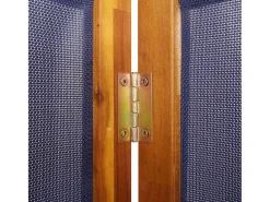 Mampara divisoria de 6 paneles azul oscuro 420x180 cm