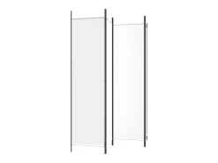 Mampara divisoria de 4 paneles Tela Blanca 200x200 cm