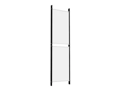 Mampara divisoria de 4 paneles Tela Blanca 200x180 cm