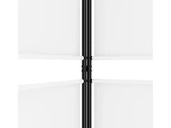 Mampara divisoria de 5 paneles Tela Blanca 250x180 cm