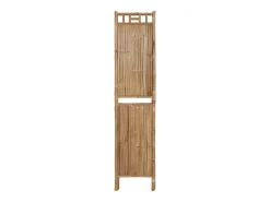 Mampara divisoria de bambú de 3 paneles 120x180 cm