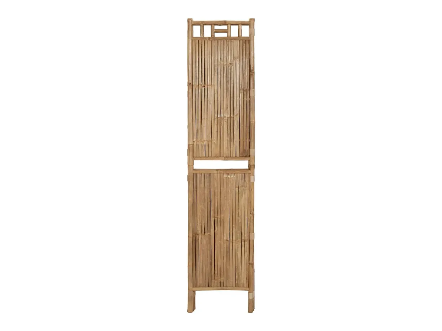 Mampara divisoria de bambú de 3 paneles 120x180 cm