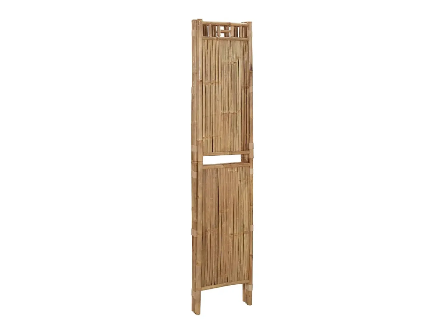 Mampara divisoria de bambú de 3 paneles 120x180 cm
