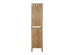 Mampara divisoria de bambú de 5 paneles 200x180 cm