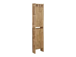 Mampara divisoria de bambú de 5 paneles 200x180 cm