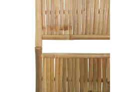 Mampara divisoria de bambú de 5 paneles 200x180 cm