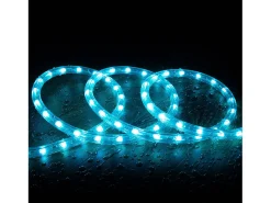 Manguera LED Redonda 220V AC 36 LED/m RGB IP65 Corte 100 cm a Medida RGB 5 m