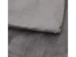 Manta con peso con funda tela gris 200x225 cm 13 kg ES913053