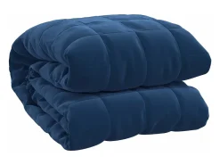 Manta con peso tela azul 122x183 cm 5 kg ES715069