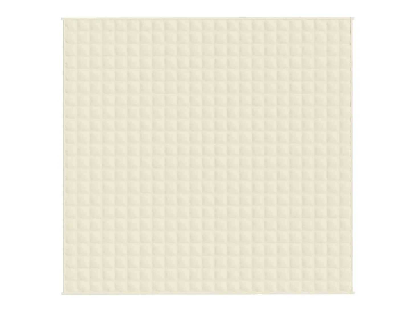Manta con peso tela color crema claro 220x240 cm 15 kg ES823542