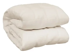 Manta con peso tela color crema claro 220x240 cm 11 kg ES133189