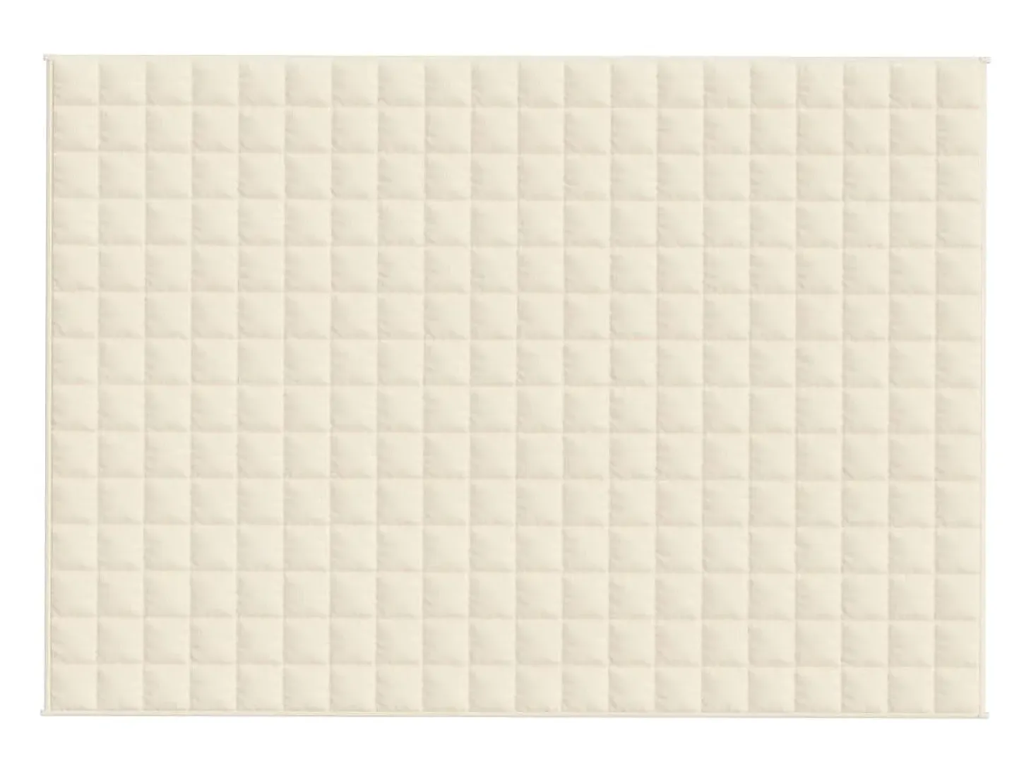 Manta con peso tela color crema claro 137x200 cm 6 kg ES764450