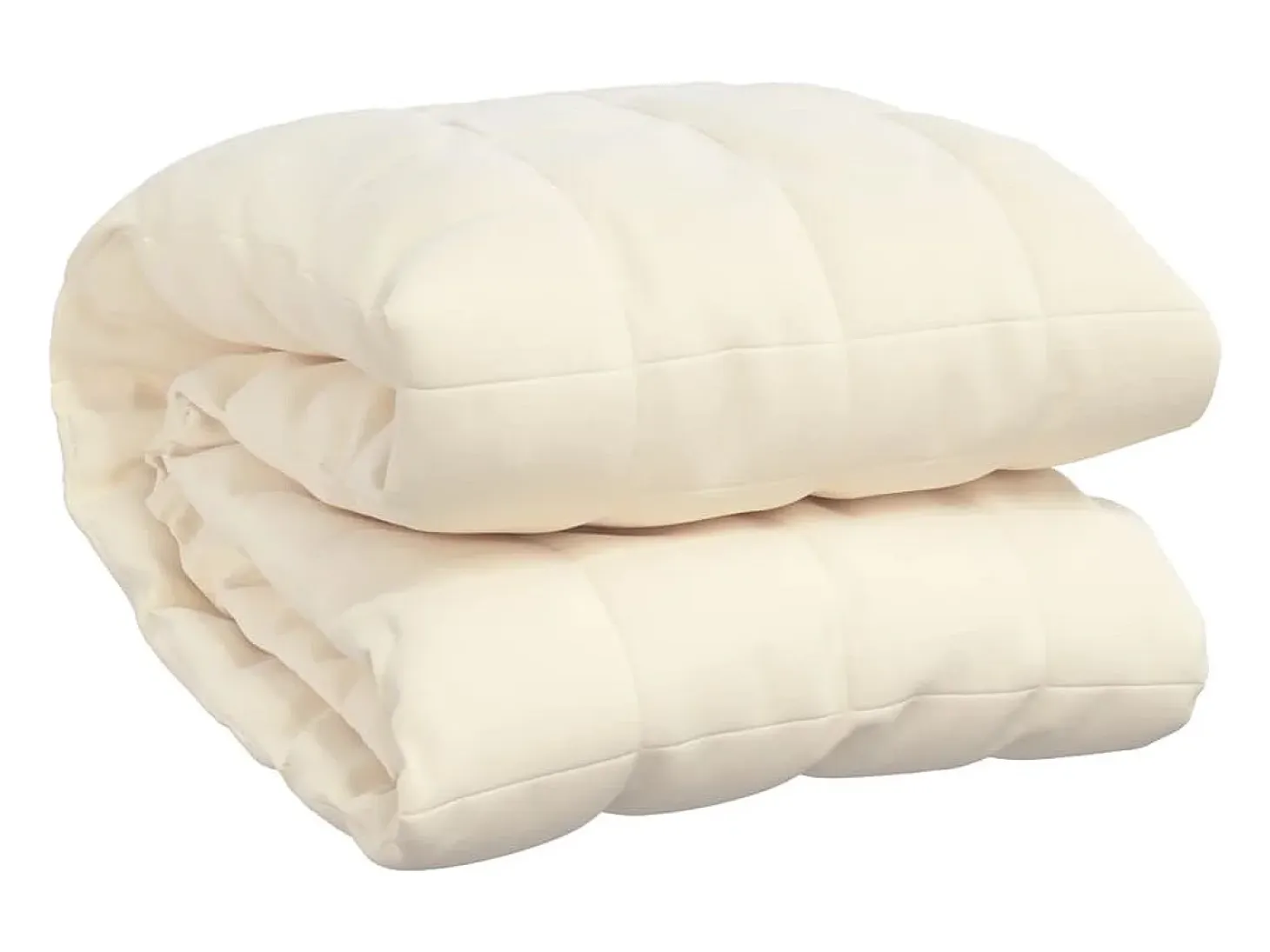 Manta con peso tela color crema claro 200x225 cm 13 kg ES620112