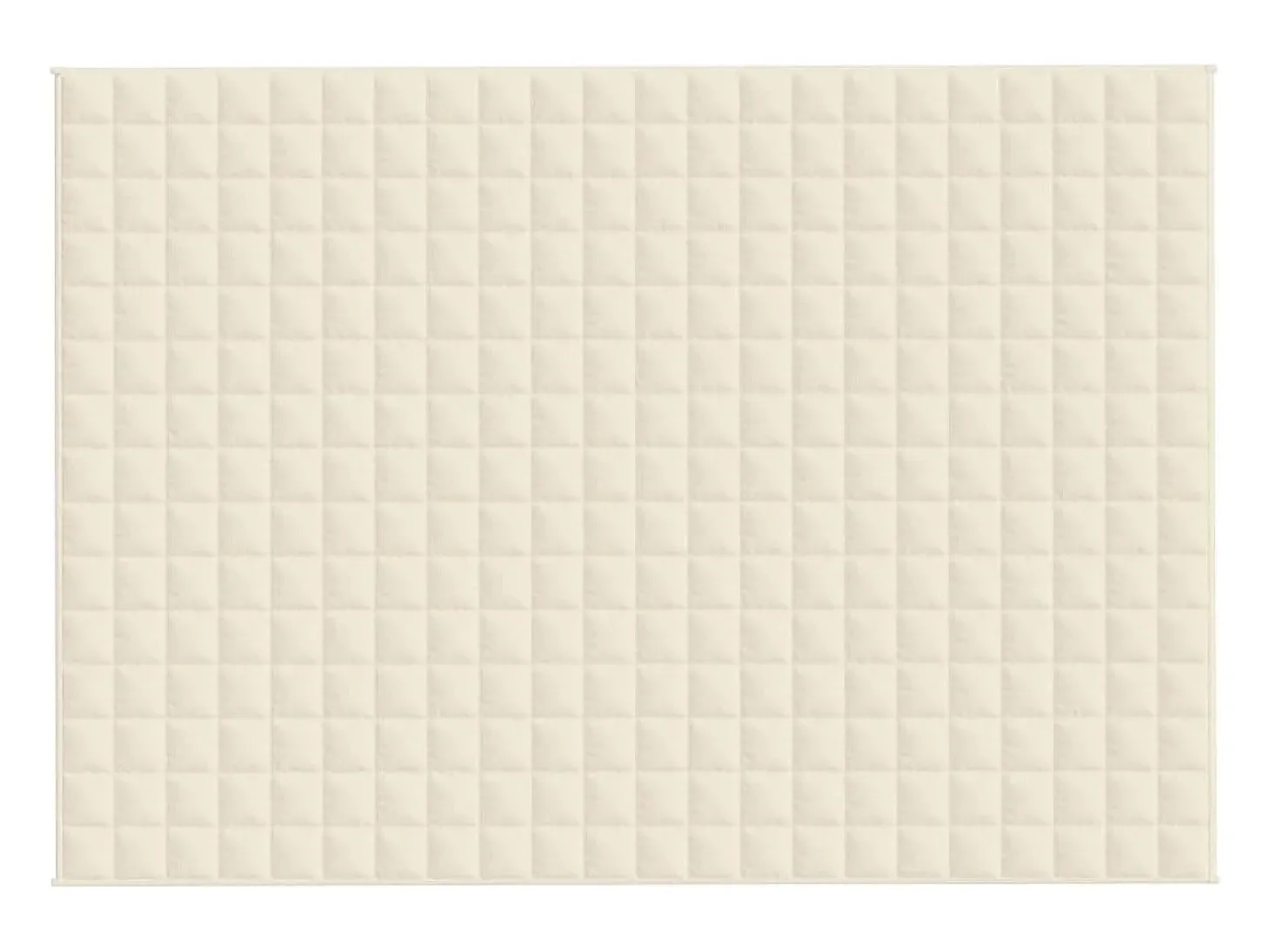 Manta con peso tela color crema claro 155x220 cm 11 kg ES568975