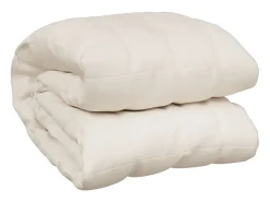 Manta con peso tela color crema claro 155x220 cm 7 kg ES644487
