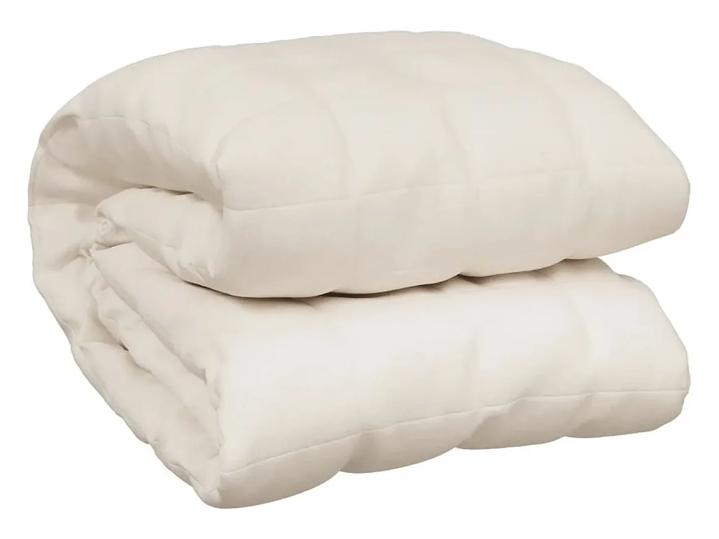 Manta con peso tela color crema claro 235x290 cm 15 kg ES637806