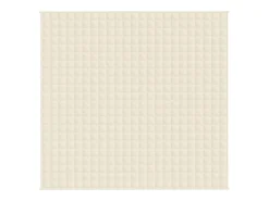 Manta con peso tela color crema claro 220x235 cm 11 kg ES592053