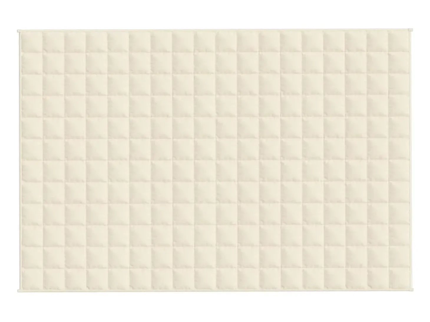 Manta con peso tela color crema claro 120x180 cm 9 kg ES644286