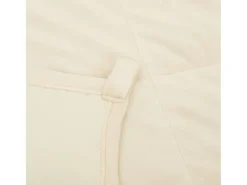 Manta con peso tela color crema claro 220x230 cm 15 kg ES741122
