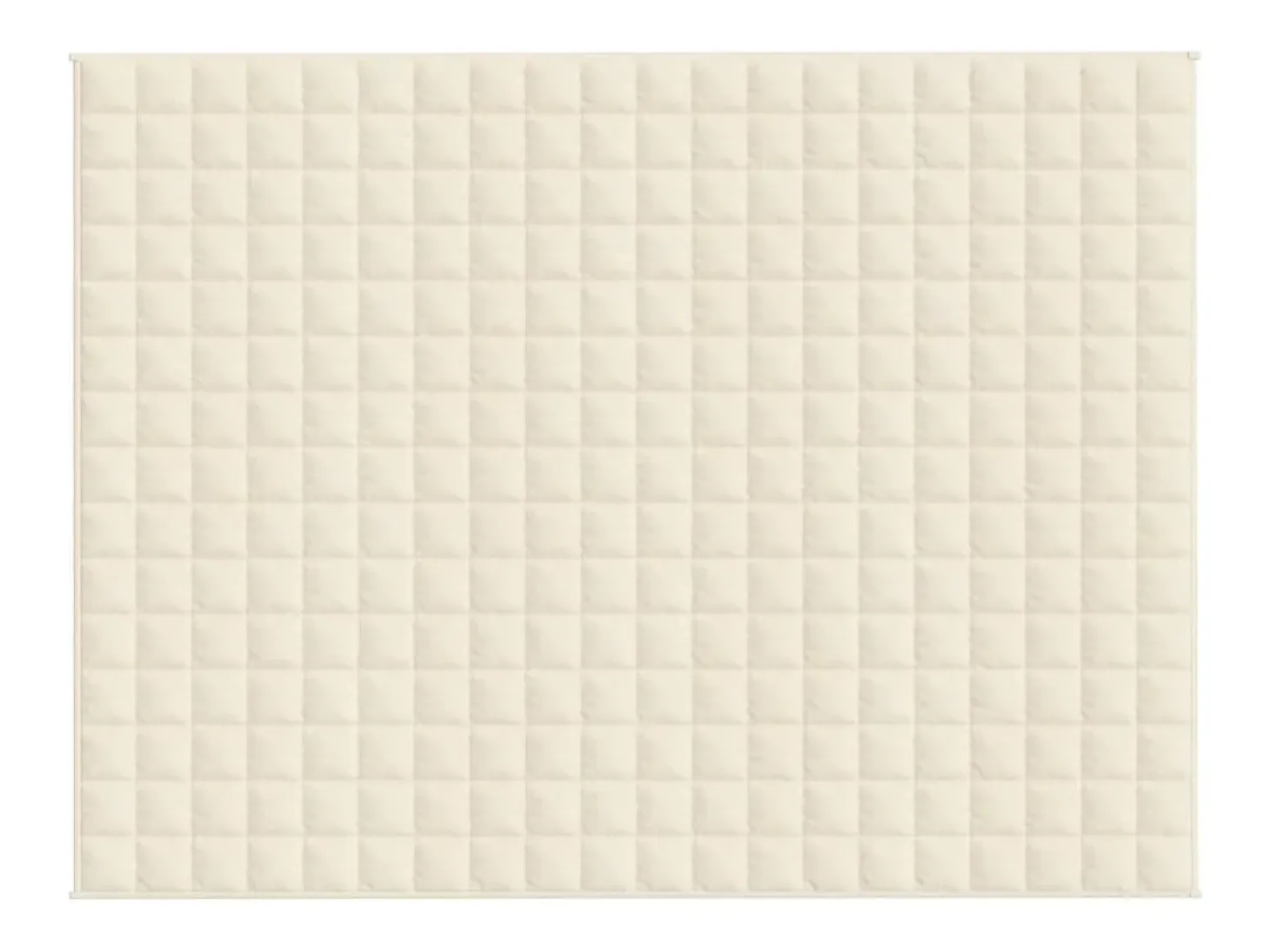 Manta con peso tela color crema claro 150x200 cm 11 kg ES623586