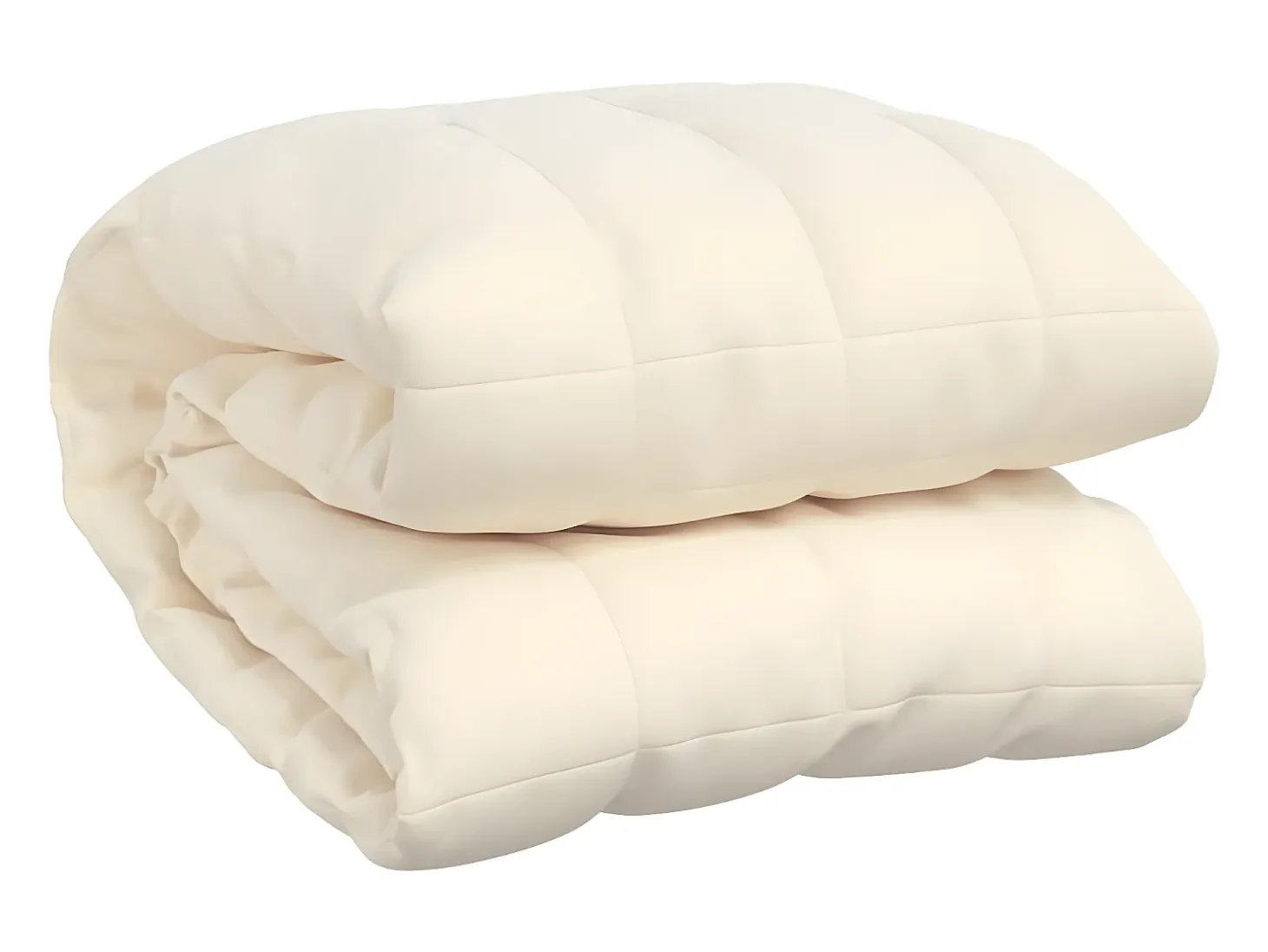 Manta con peso tela color crema claro 152x203 cm 7 kg ES577313