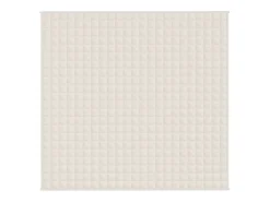 Manta con peso tela color crema claro 220x240 cm 15 kg ES693487