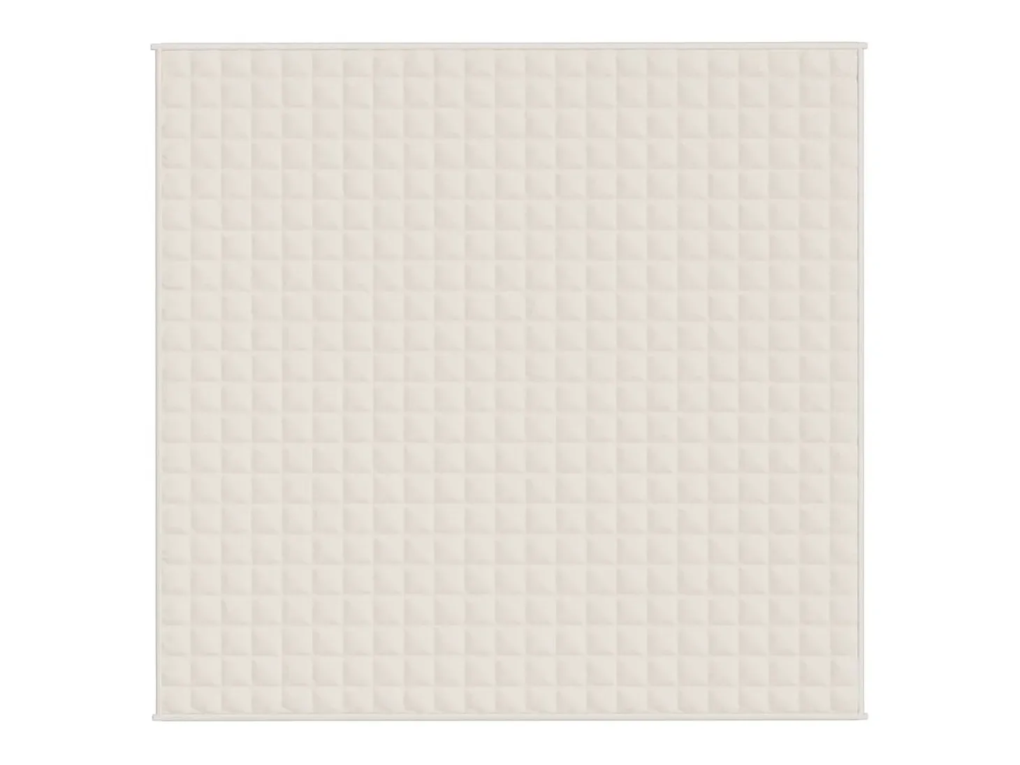 Manta con peso tela color crema claro 220x240 cm 15 kg ES693487
