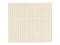 Manta con peso tela color crema claro 200x220 cm 9 kg ES988578