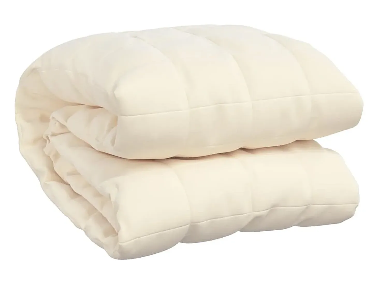 Manta con peso tela color crema claro 200x225 cm 9 kg ES432380