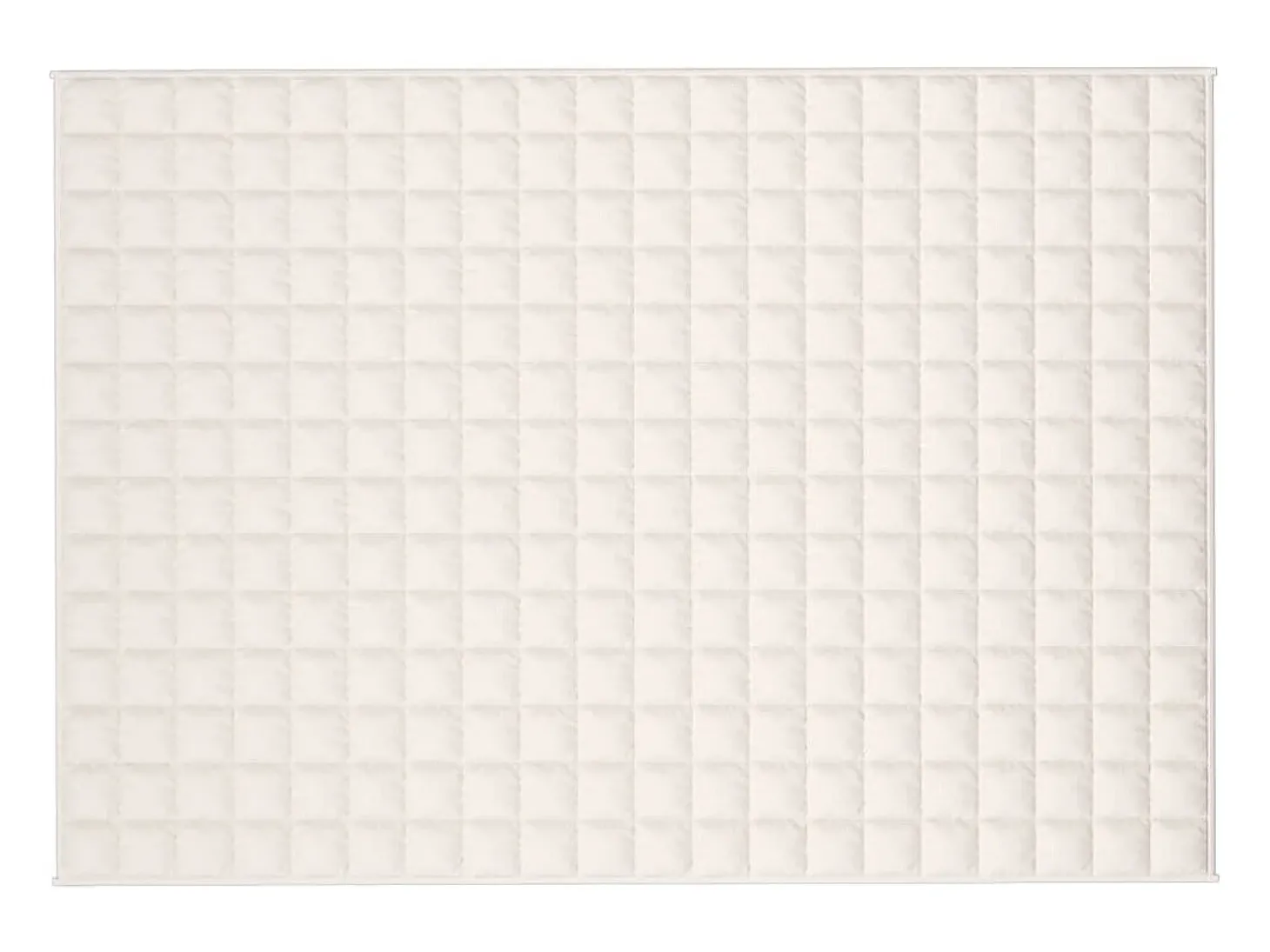 Manta con peso tela color crema claro 135x200 cm 10 kg ES708257
