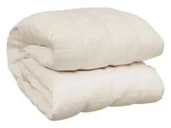 Manta con peso tela color crema claro 220x260 cm 15 kg ES251782