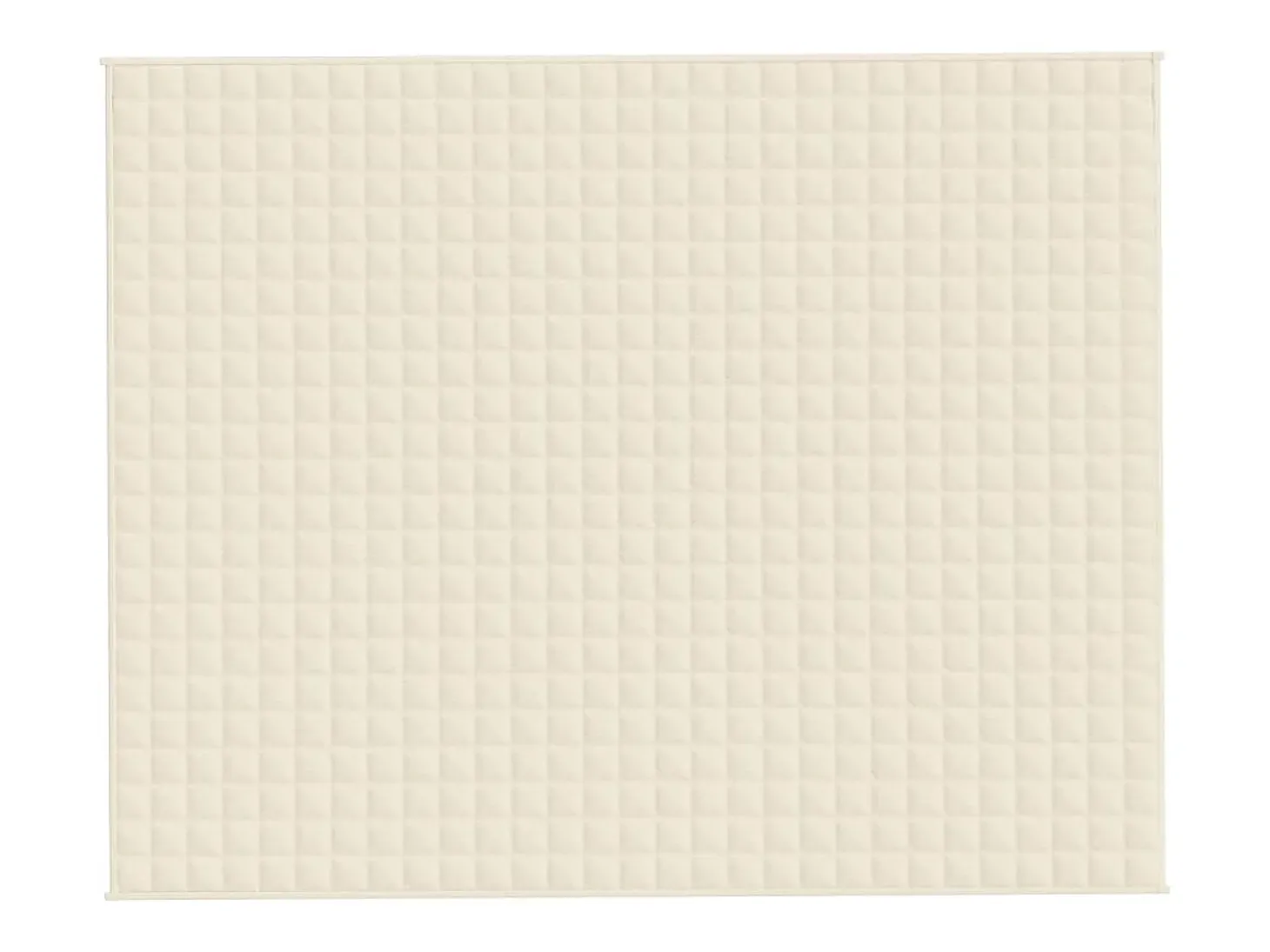 Manta con peso tela color crema claro 235x290 cm 15 kg ES456115