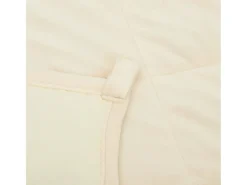 Manta con peso tela color crema claro 155x220 cm 7 kg ES460072