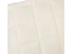 Manta con peso tela color crema claro 150x200 cm 11 kg ES421373
