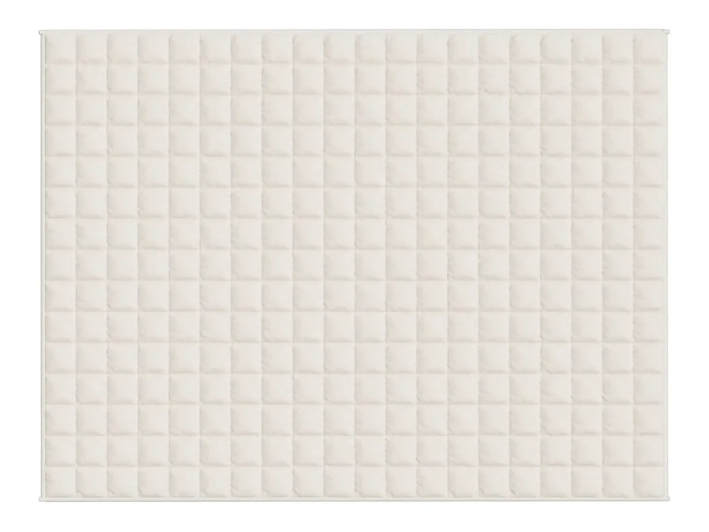 Manta con peso tela color crema claro 150x200 cm 11 kg ES421373