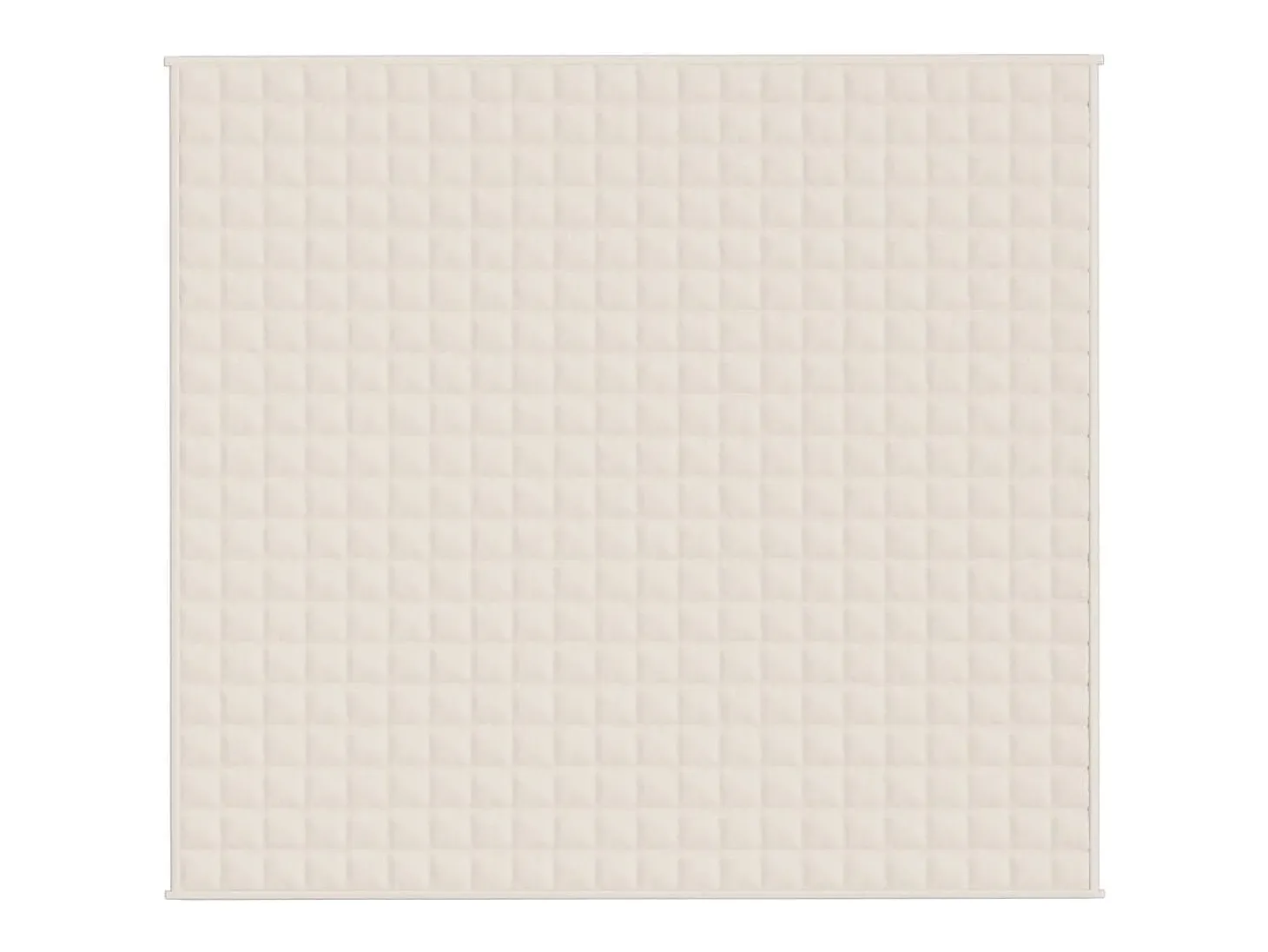 Manta con peso tela color crema claro 200x230 cm 9 kg ES693284