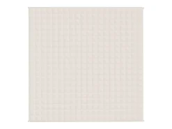 Manta con peso tela color crema claro 200x200 cm 9 kg ES923815