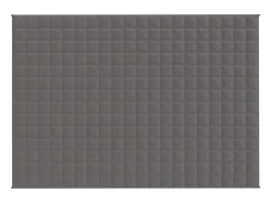 Manta con peso tela gris 140x200 cm 10 kg ES311289