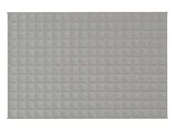 Manta con peso tela gris 120x180 cm 9 kg ES727130