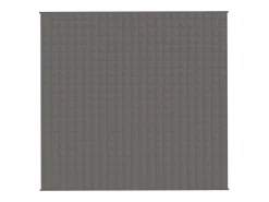 Manta con peso tela gris 220x230 cm 15 kg ES358711