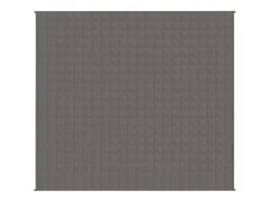 Manta con peso tela gris 200x225 cm 9 kg ES769453