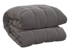 Manta con peso tela gris 220x235 cm 15 kg ES656124