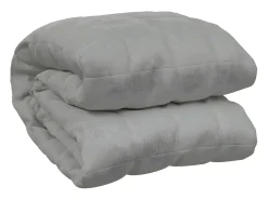 Manta con peso tela gris 152x203 cm 7 kg ES107546