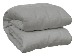 Manta con peso tela gris 152x203 cm 11 kg ES845754