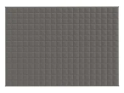 Manta con peso tela gris 137x200 cm 6 kg ES714341