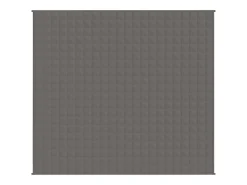 Manta con peso tela gris 200x220 cm 13 kg ES324559