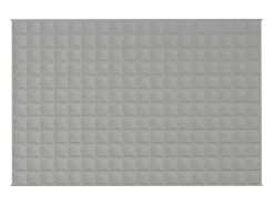 Manta con peso tela gris 122x183 cm 5 kg ES601763