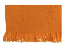 Manta de poliéster naranja 180x130x2cm