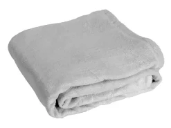 Manta gris plata 130x170cm FLANBERG - SACASA